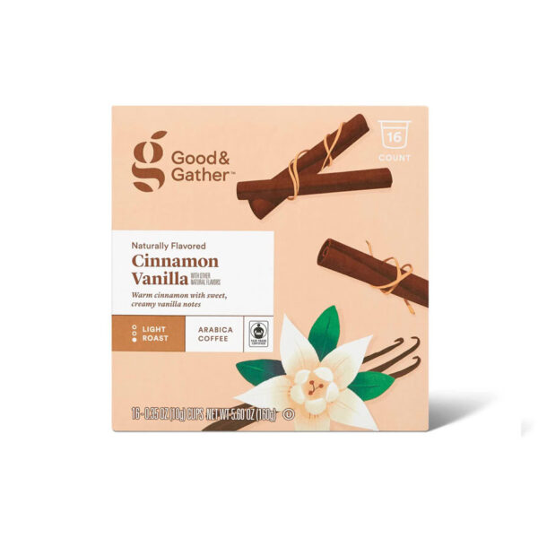 Naturally Flavored Cinnamon Vanilla Light Roast Coffee