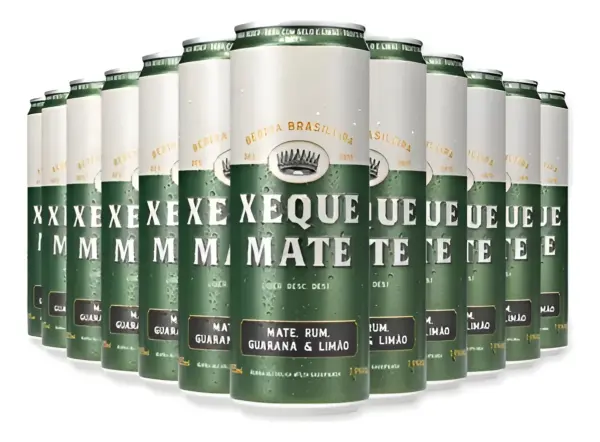 Kit 12 Bebida Mista Xeque Mate Draft Rum - 362ml