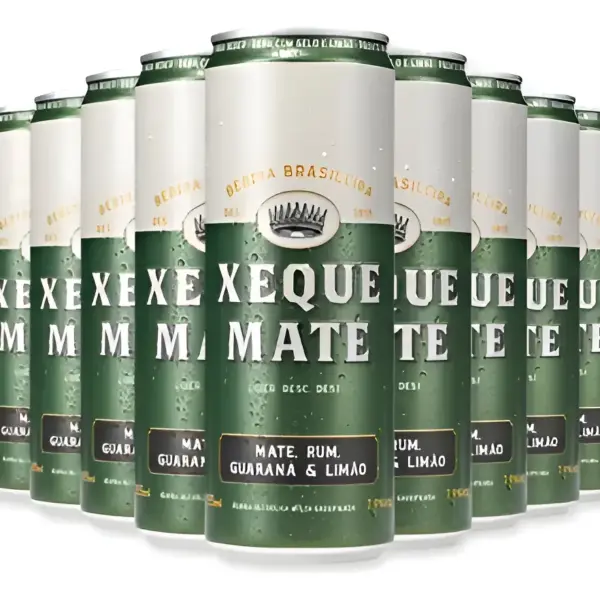 Kit 12 Bebida Mista Xeque Mate Draft Rum - 362ml