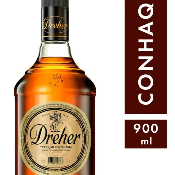Conhaque de Gengibre Dreher Garrafa 900ml